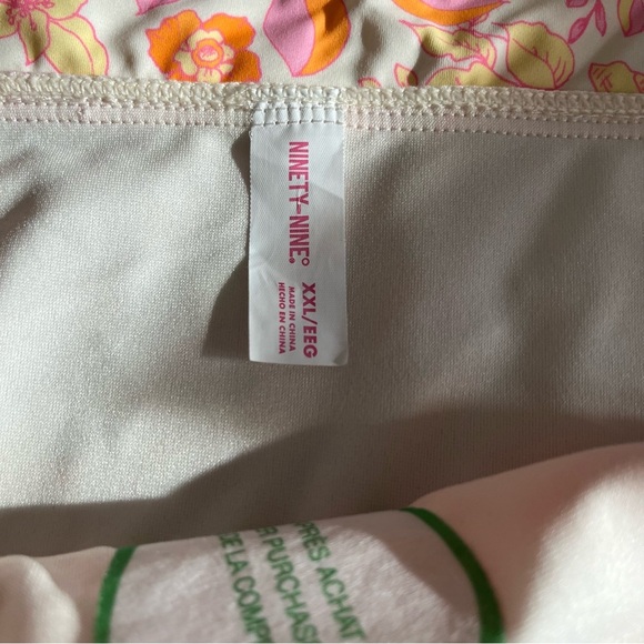 NWT Girls Gossip Girl 1 Piece Swimsuit Striped With Sheer Belly Area Size 8 - Picture 8 of 14